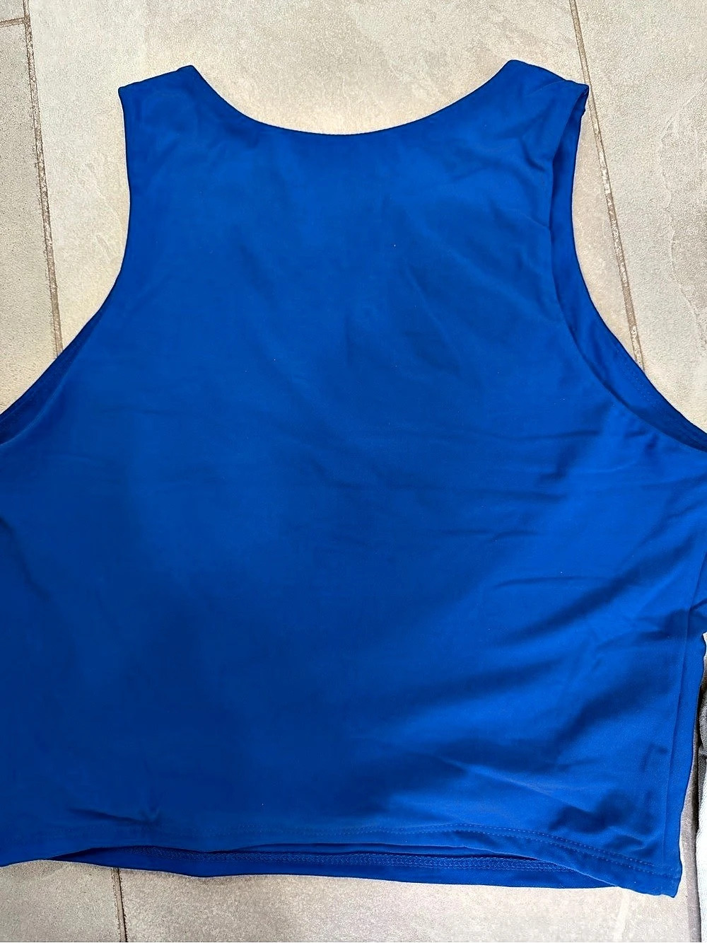 FAME Blue Tank Top Size Medium Like New